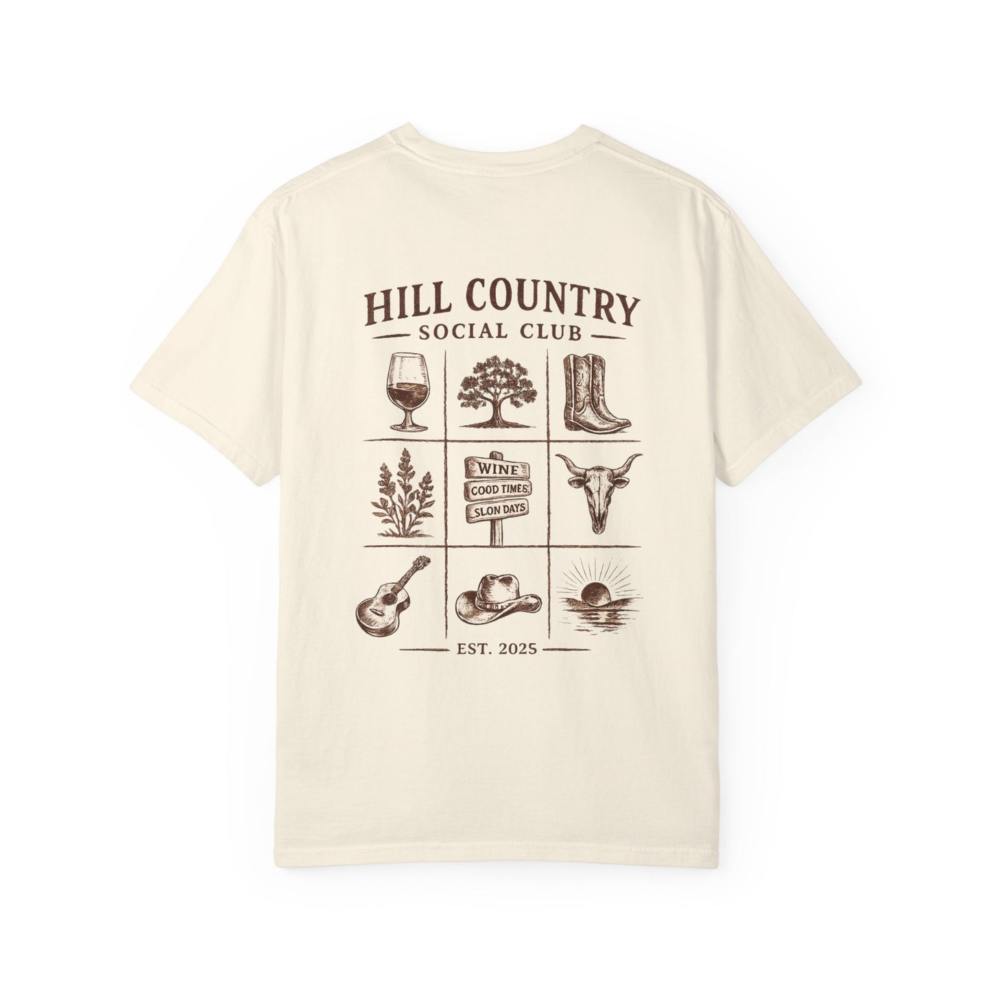 Hill Country Social Club Tee | Vintage Texas Ranch Graphic T-Shirt
