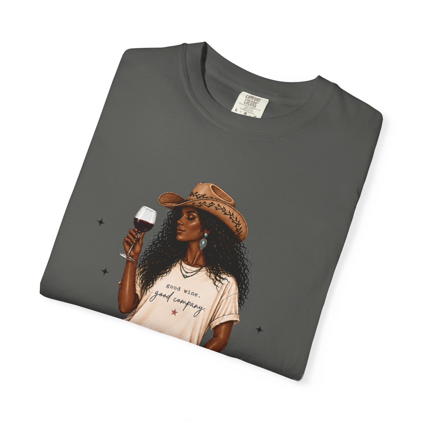The Midnight Belle | Texas Pour Girl Everyday Girls Tee | Western Wine Shirt Women