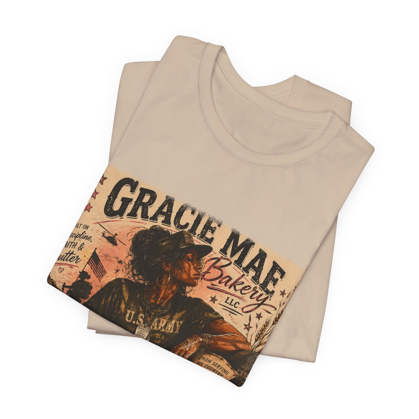 Gracie Mae Bakery Retro Graphic Tee | Stressed Tired Professional Girl