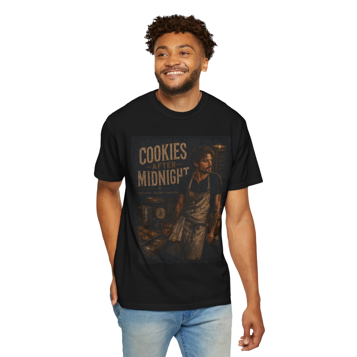 Cookies After Midnight T-Shirt — Vintage Baker Graphic Tee