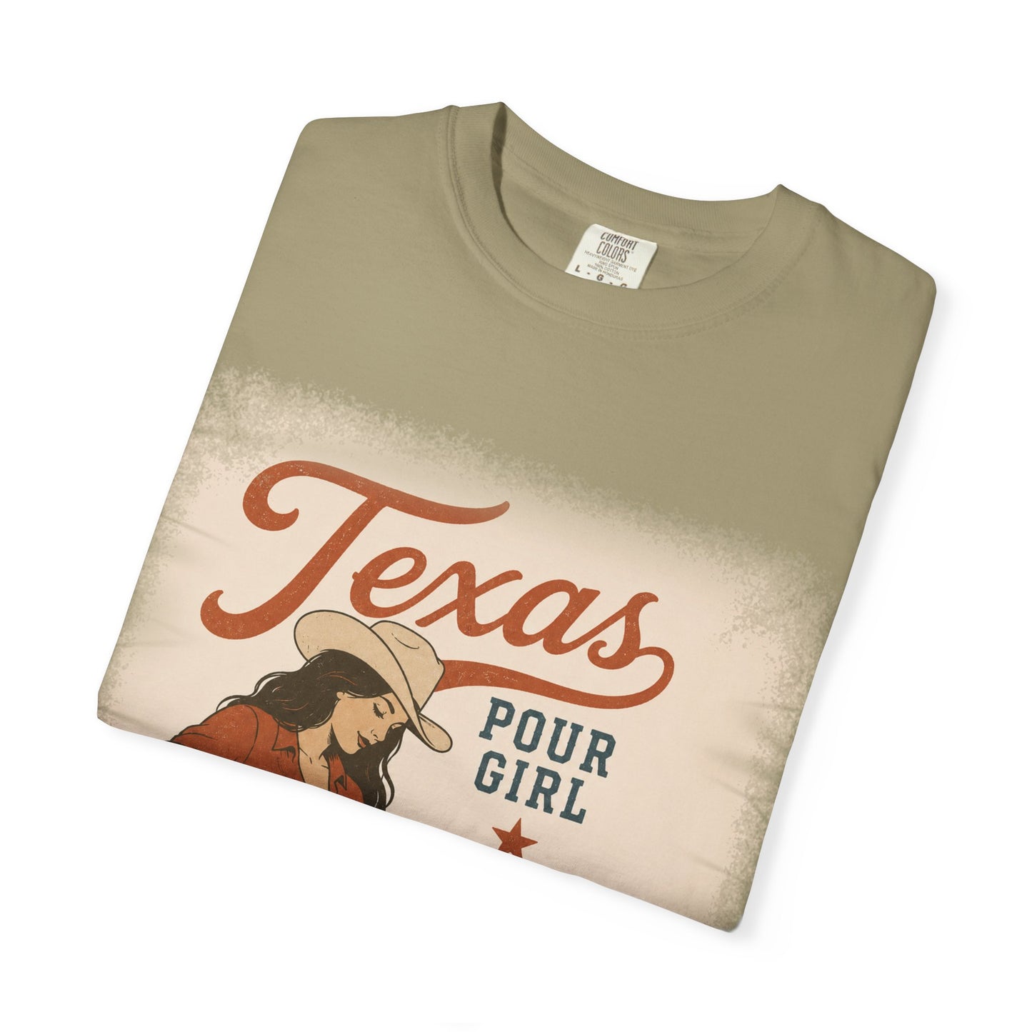 Texas Pour Girl T-Shirt — Retro Cowgirl Graphic Tee