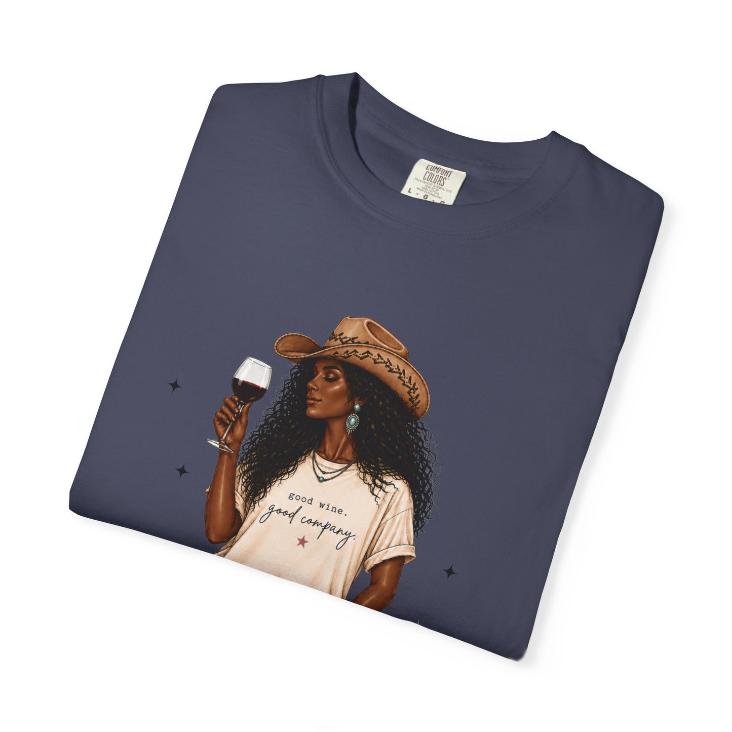 The Midnight Belle | Texas Pour Girl Everyday Girls Tee | Western Wine Shirt Women