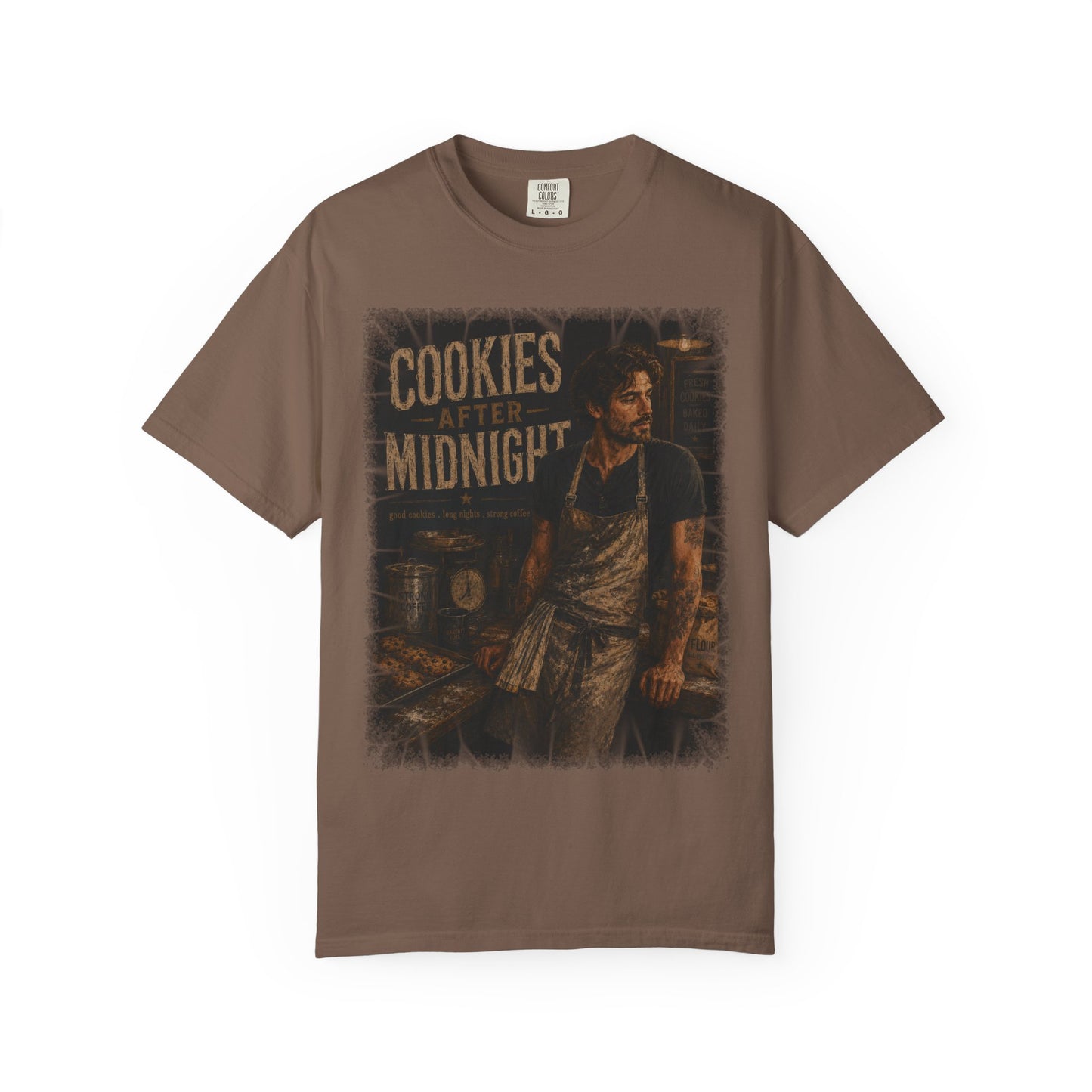 Cookies After Midnight T-Shirt — Vintage Baker Graphic Tee