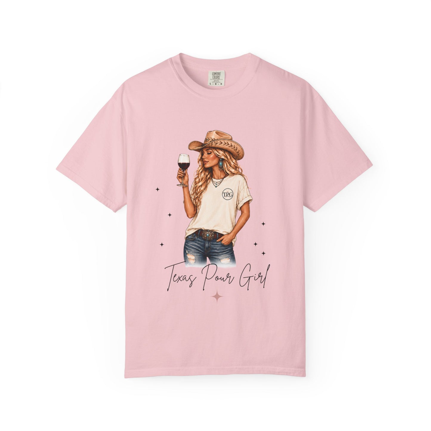 The Blonde | Texas Pour Girl Everyday Girls Tee | Western Wine Shirt Women