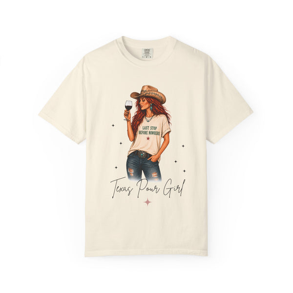 The Redhead | Texas Pour Girl Everyday Girls Tee | Western Wine Shirt Women