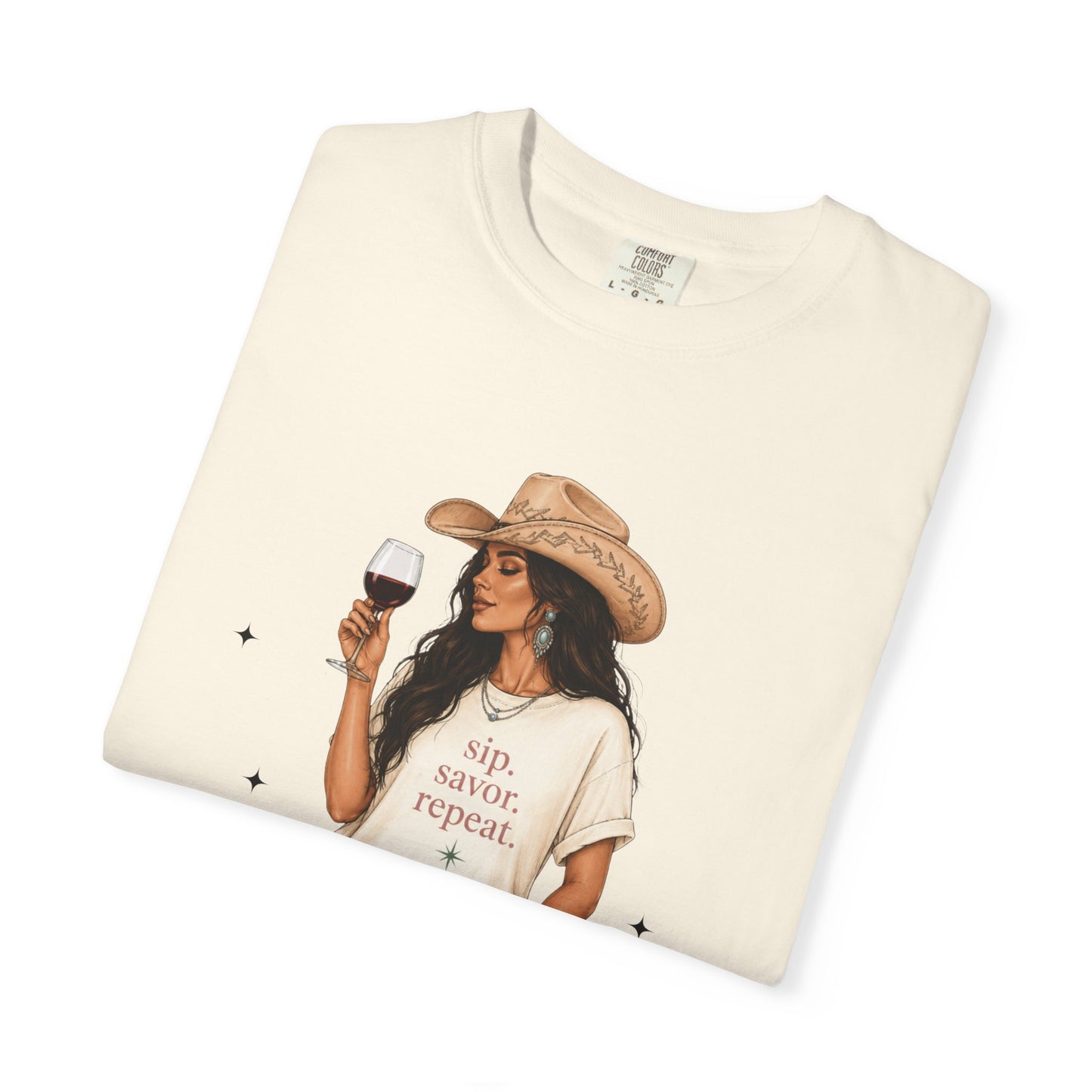 The Brunette | Texas Pour Girl Everyday Girls Tee | Western Wine Shirt Women