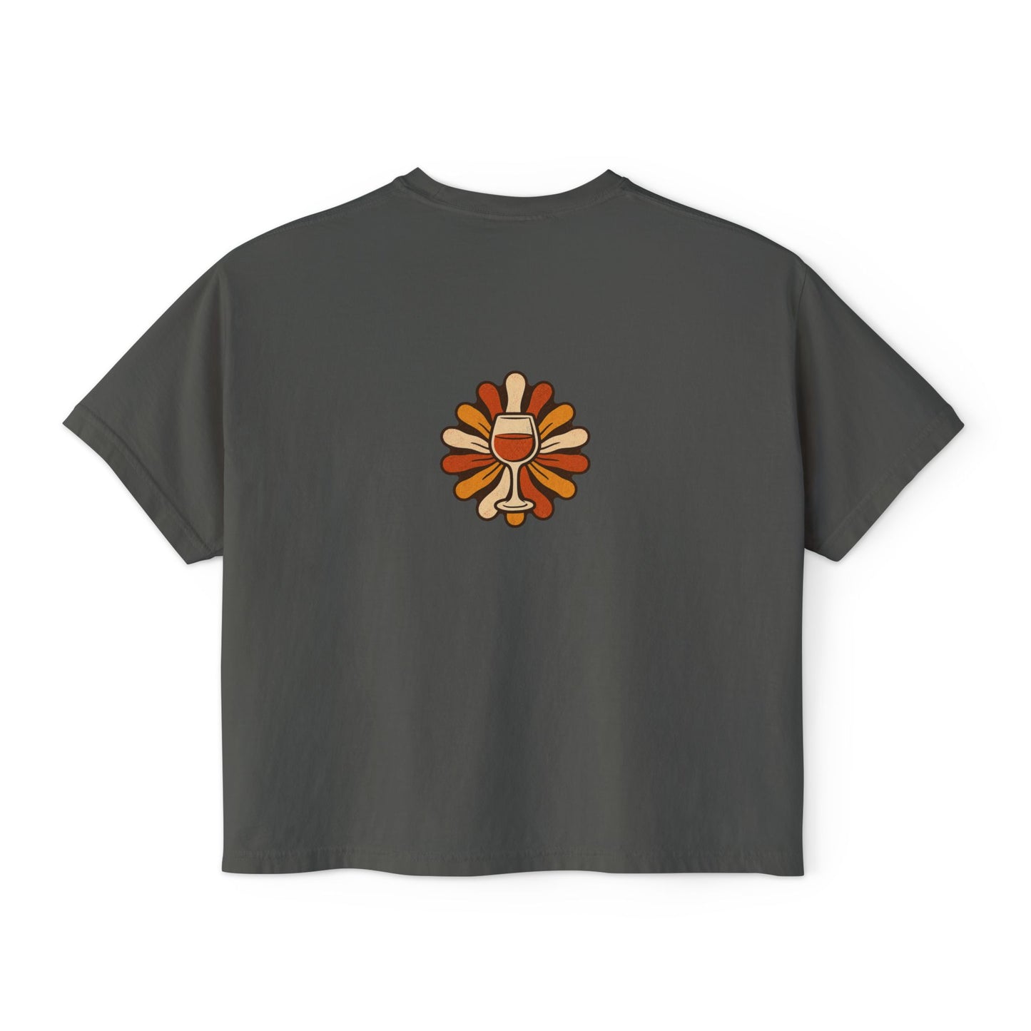 Sip Savor Repeat Boxy Tee | Retro Wine Lover Shirt | Texas Wine Country Tee