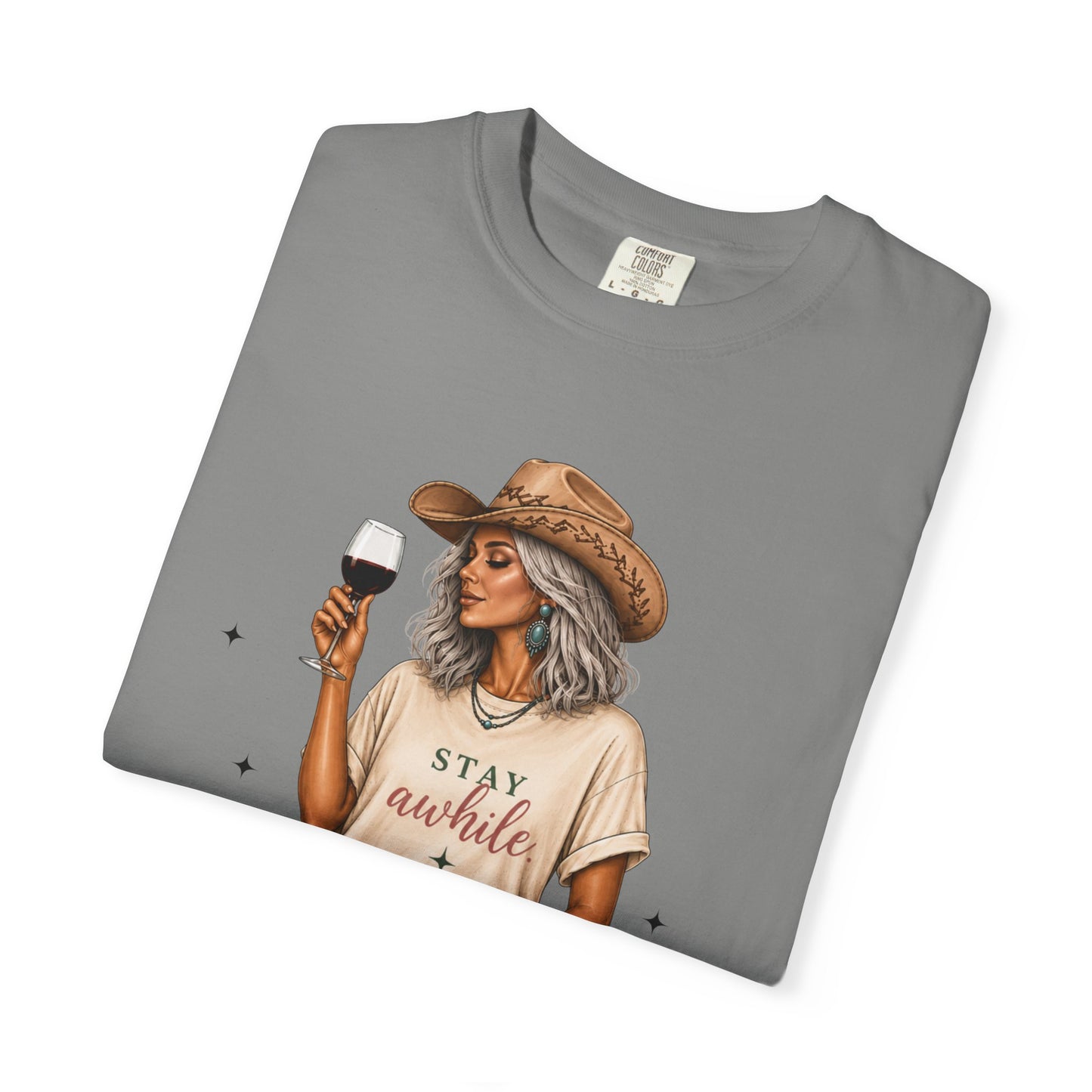 The Silver | Texas Pour Girl Everyday Girls Tee | Western Wine Shirt Women