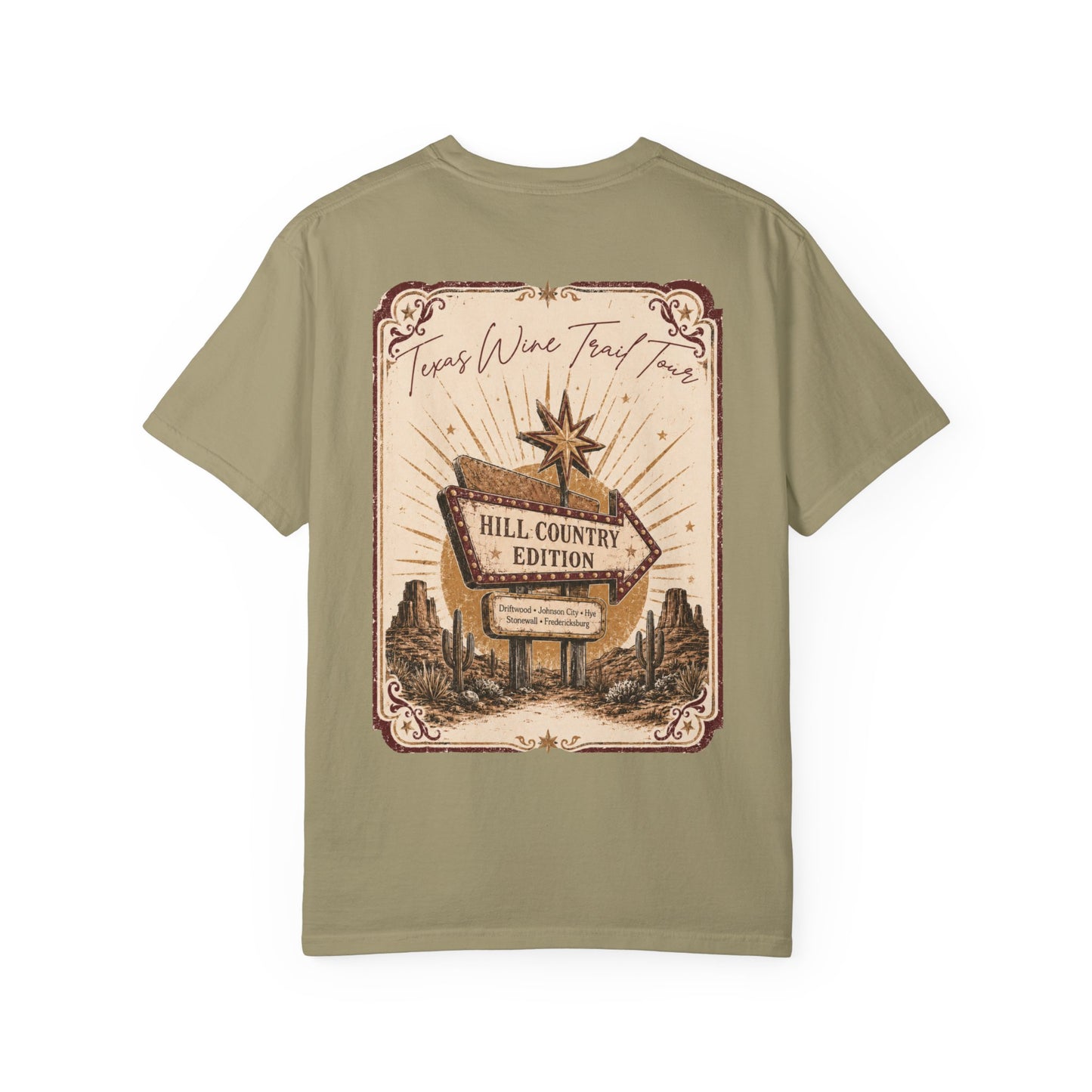 Texas Wine Trail Tour Shirt | Hill Country Bachelorette Tee | Western Wine Tour Group Shirt