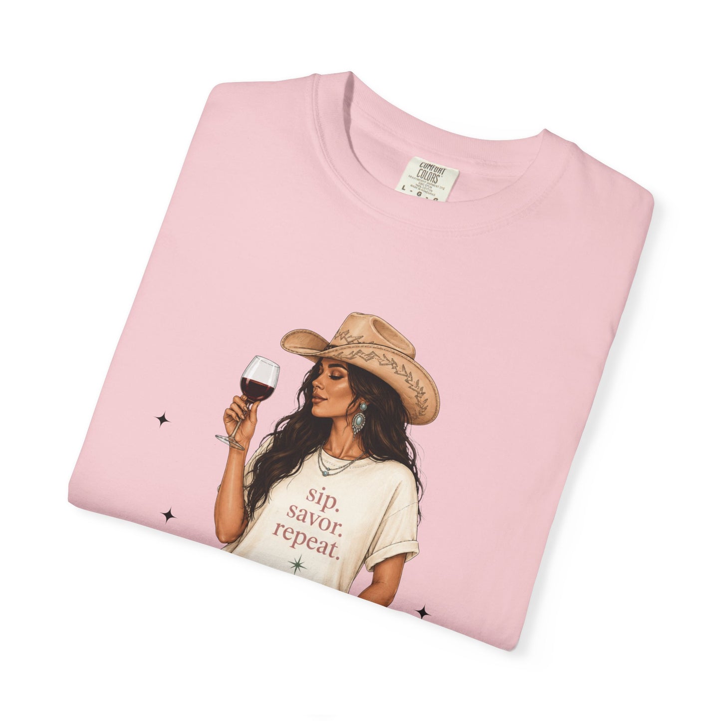 The Brunette | Texas Pour Girl Everyday Girls Tee | Western Wine Shirt Women