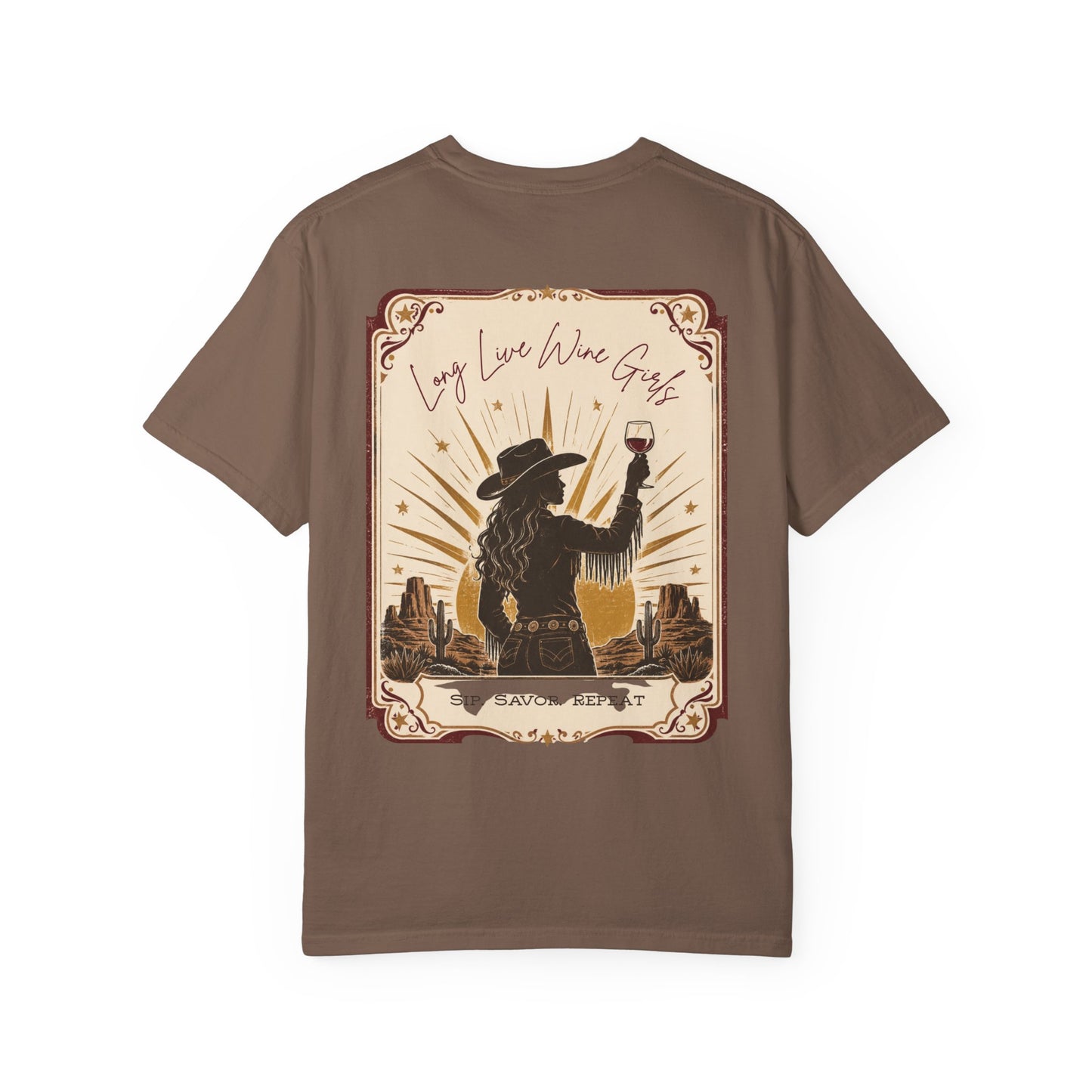 Long Live Wine Girls Shirt | Western Bachelorette Tee | Texas Cowgirl Wine Shirt