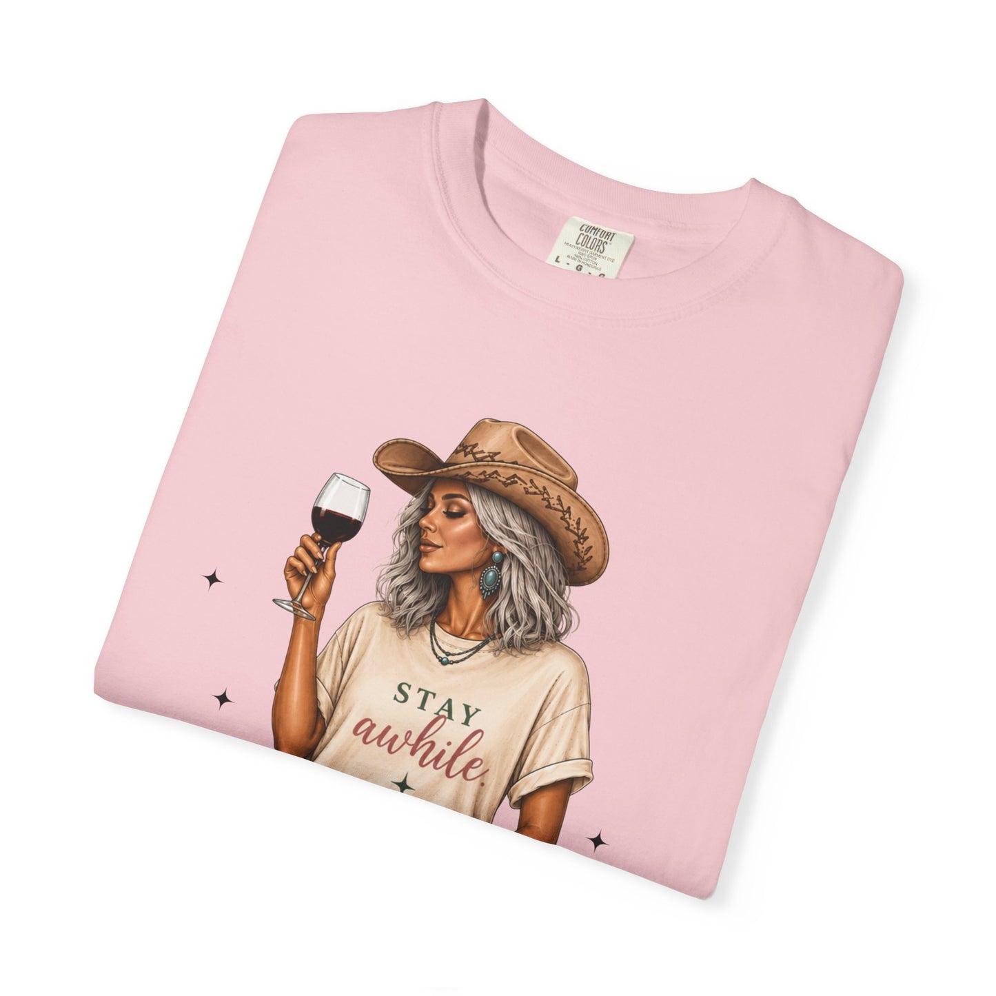 The Silver | Texas Pour Girl Everyday Girls Tee | Western Wine Shirt Women