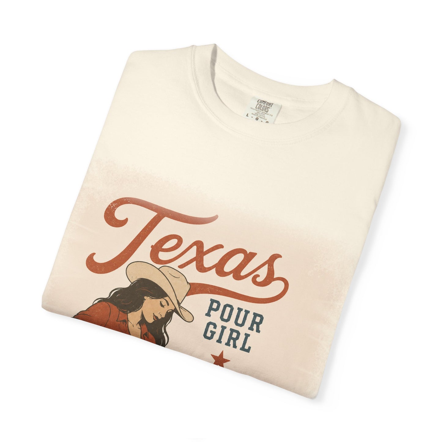 Texas Pour Girl T-Shirt — Retro Cowgirl Graphic Tee