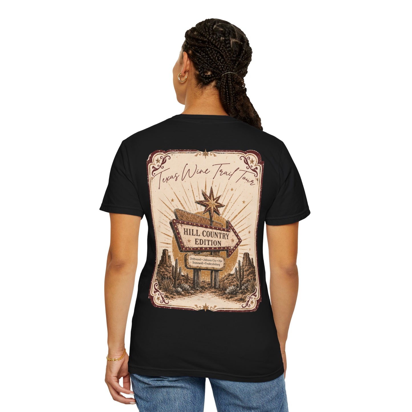 Texas Wine Trail Tour Shirt | Hill Country Bachelorette Tee | Western Wine Tour Group Shirt
