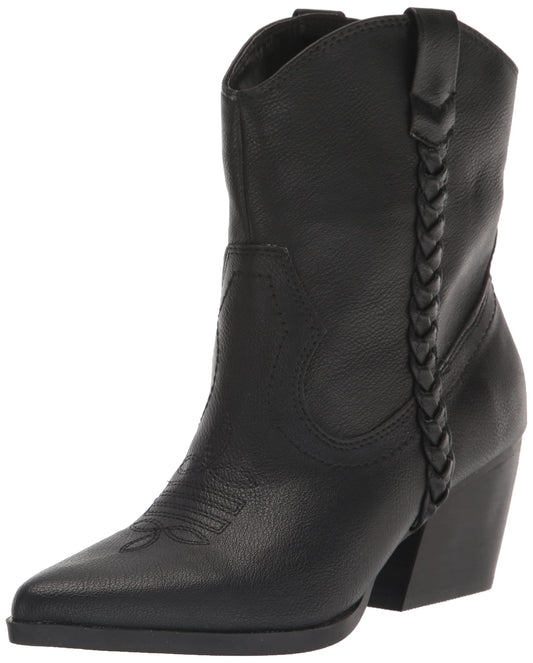 DV Dolce Vita Karyn Women's Western Boot | Braided Detail Cowgirl Boot | Winery Weekend Boot