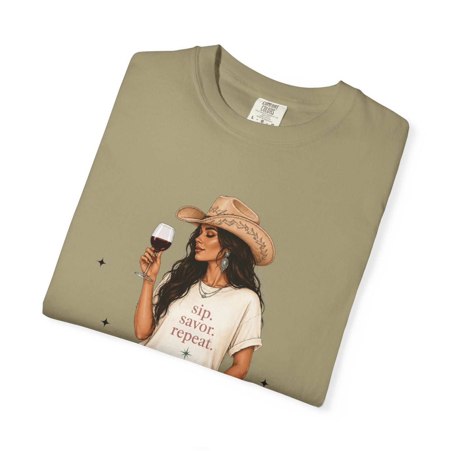 The Brunette | Texas Pour Girl Everyday Girls Tee | Western Wine Shirt Women