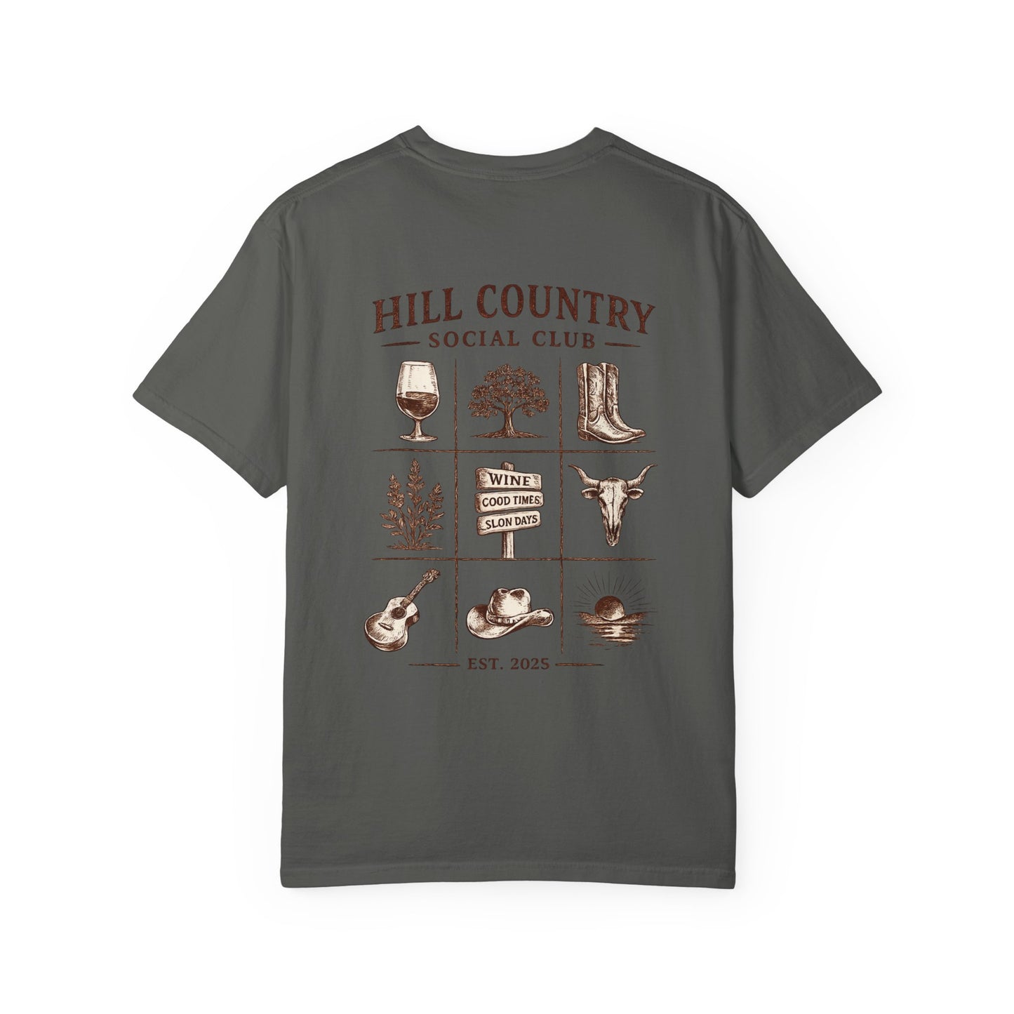 Hill Country Social Club Tee | Vintage Texas Ranch Graphic T-Shirt