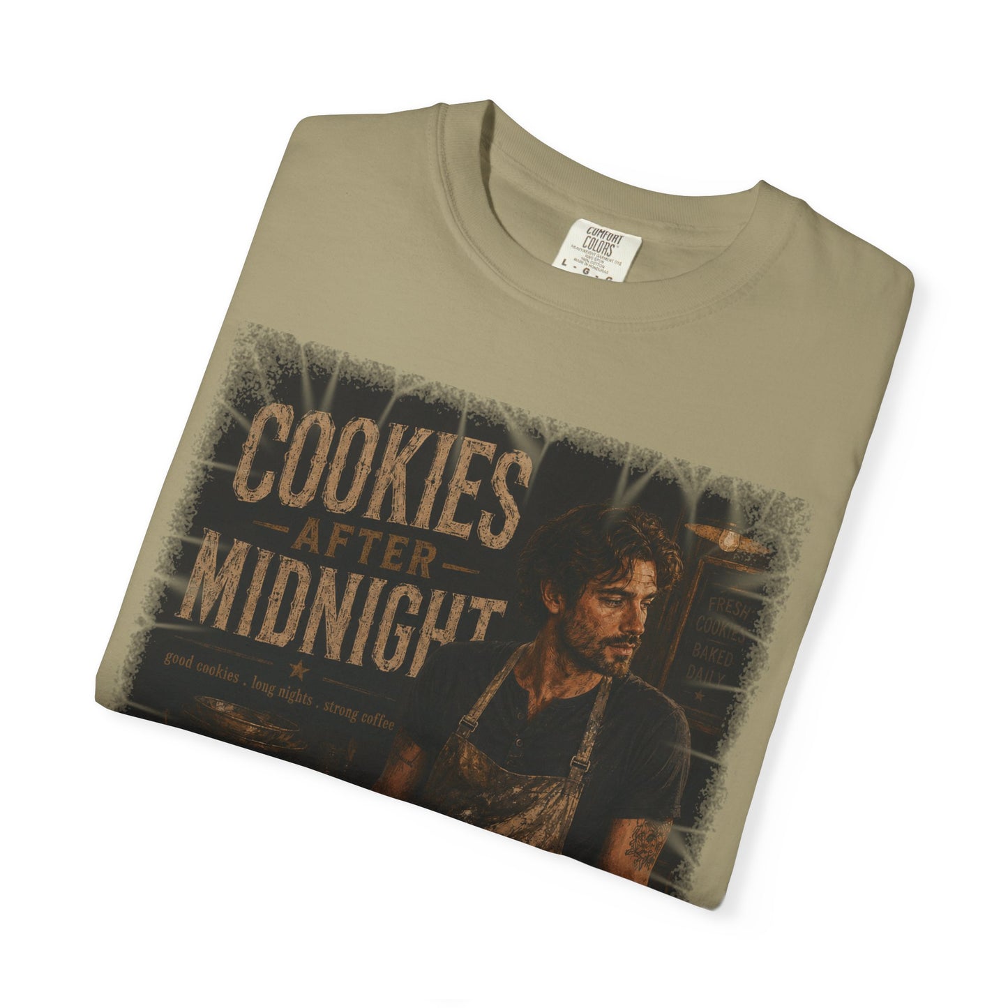 Cookies After Midnight T-Shirt — Vintage Baker Graphic Tee