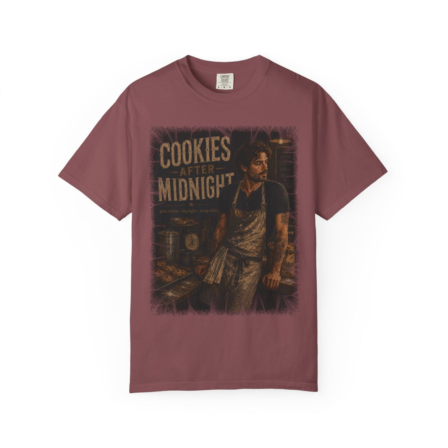 Cookies After Midnight T-Shirt — Vintage Baker Graphic Tee