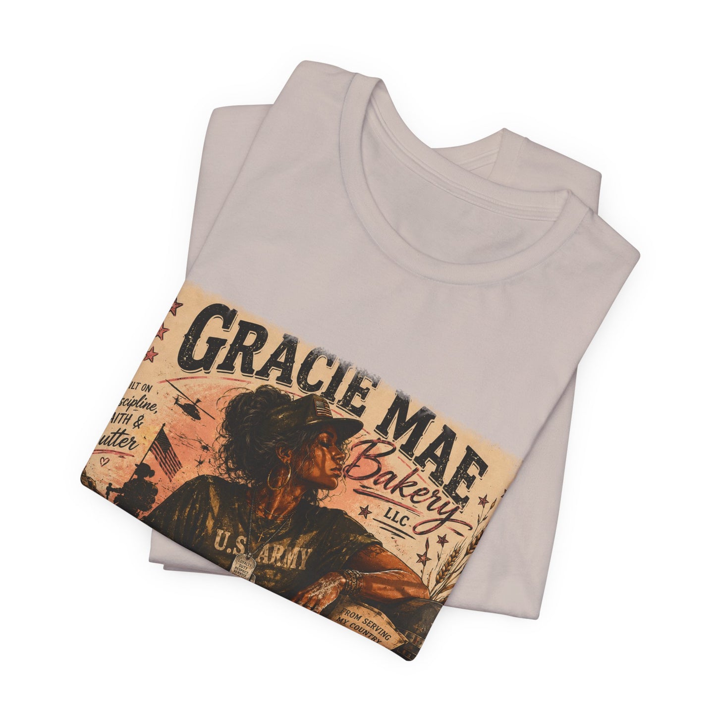 Gracie Mae Bakery Retro Graphic Tee | Stressed Tired Professional Girl
