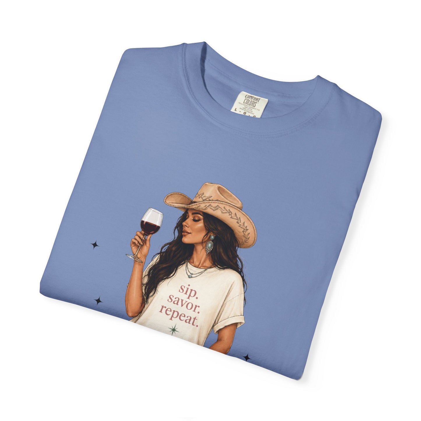 The Brunette | Texas Pour Girl Everyday Girls Tee | Western Wine Shirt Women