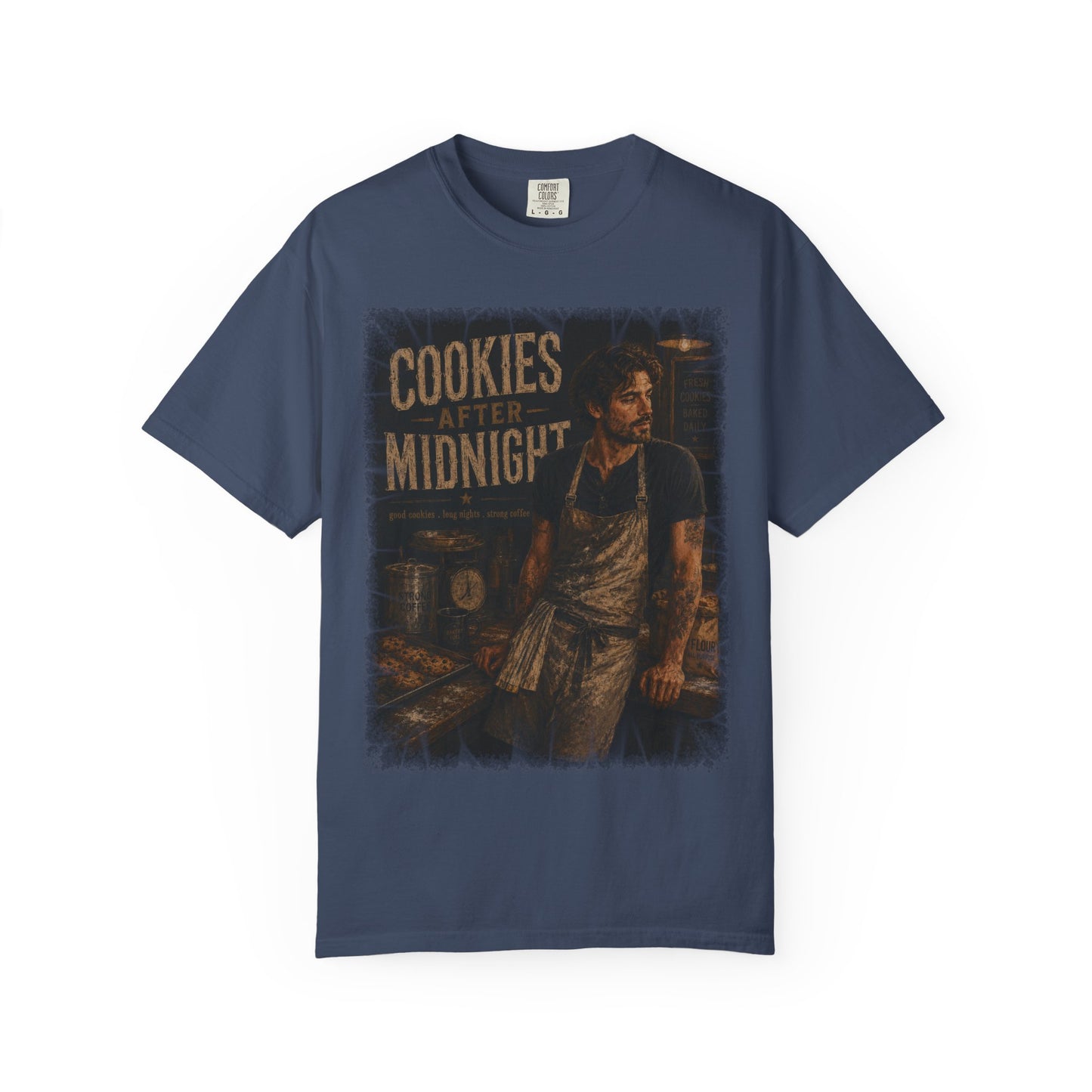 Cookies After Midnight T-Shirt — Vintage Baker Graphic Tee
