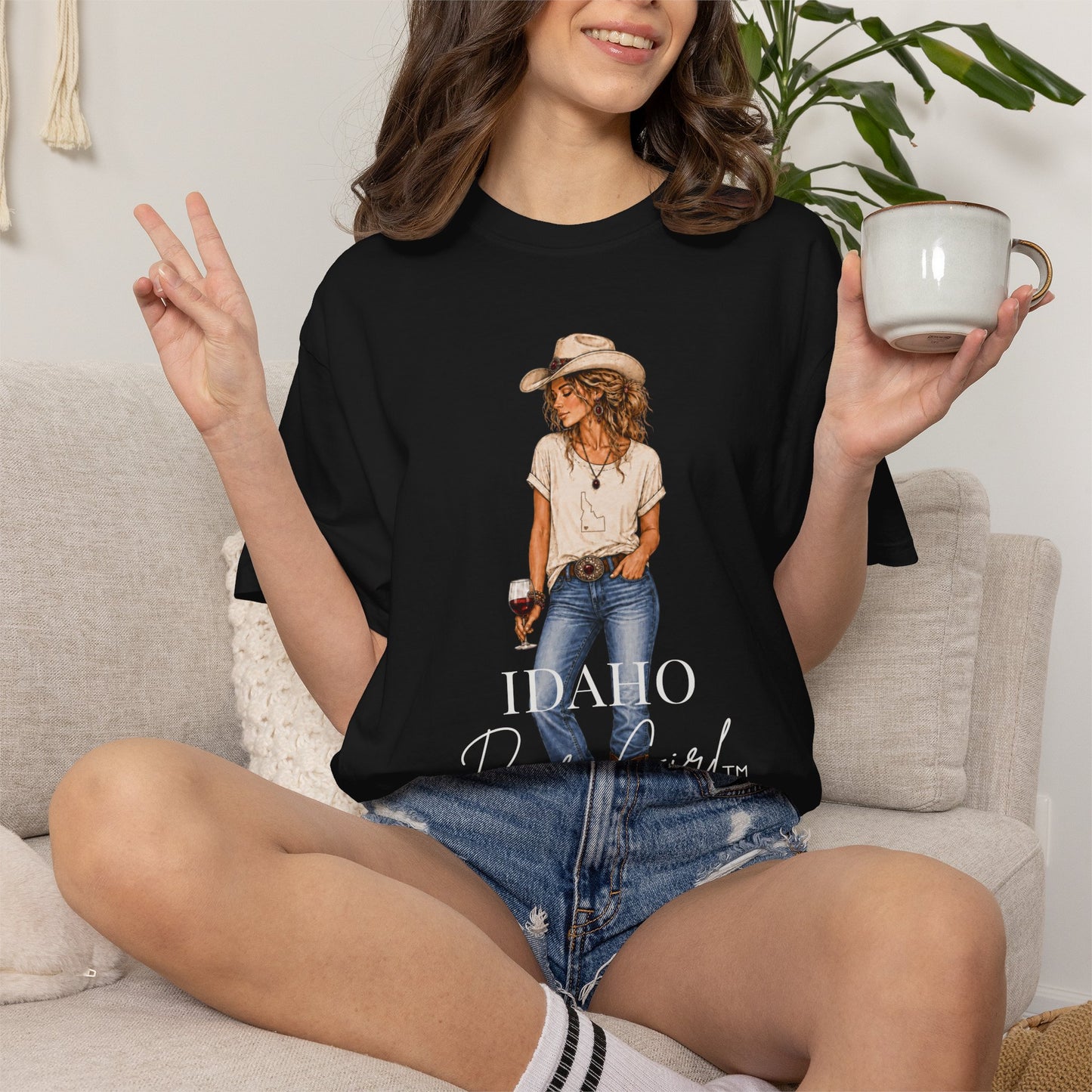 Idaho Proud Cowgirl T-Shirt — Western Women's Graphic Tee