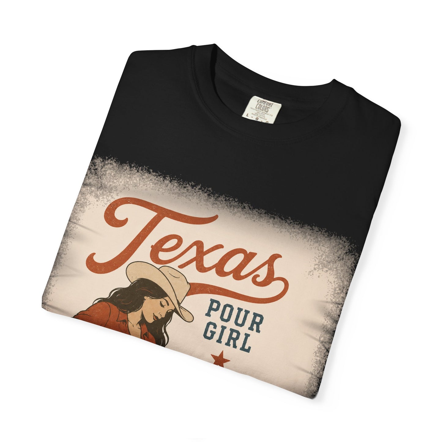 Texas Pour Girl T-Shirt — Retro Cowgirl Graphic Tee