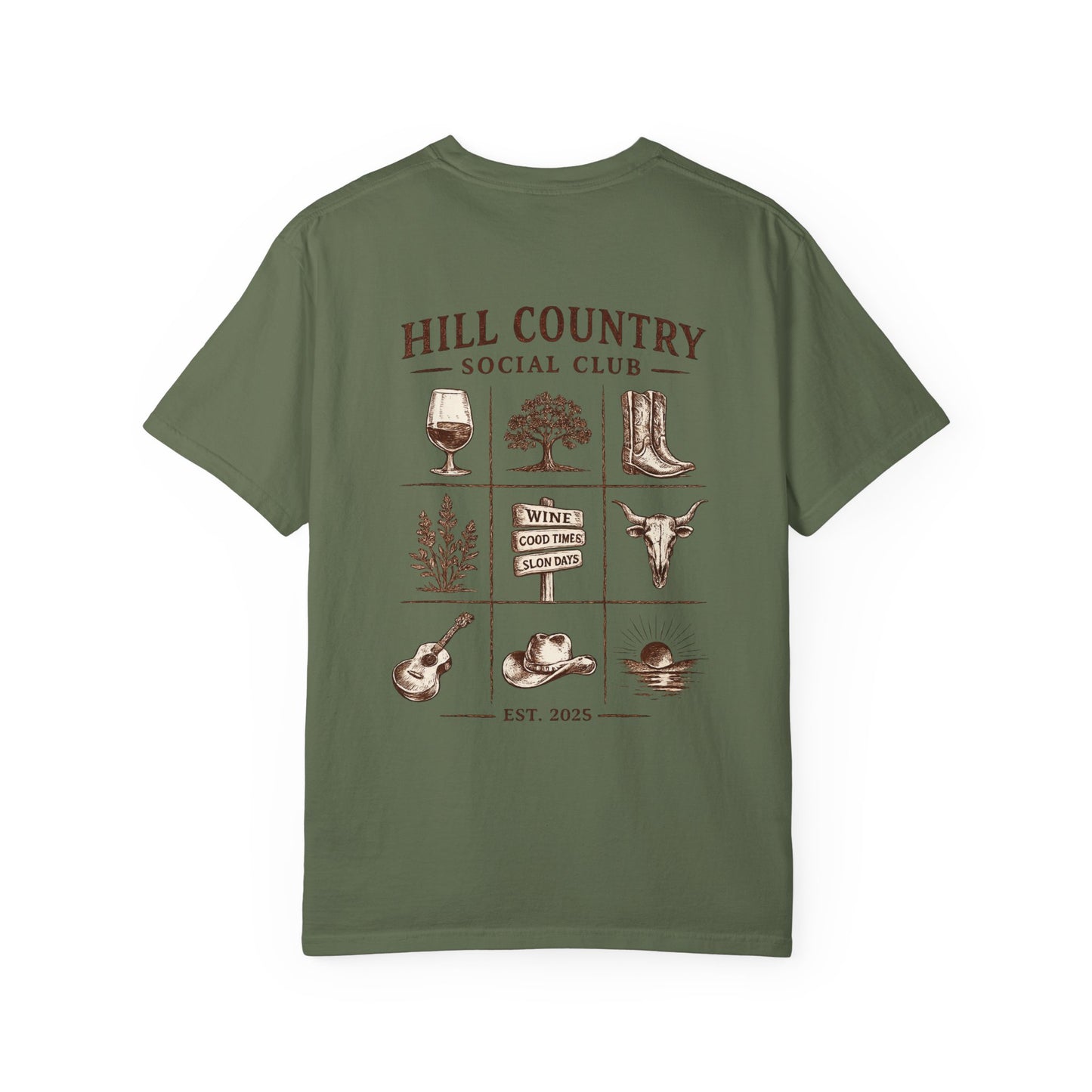 Hill Country Social Club Tee | Vintage Texas Ranch Graphic T-Shirt