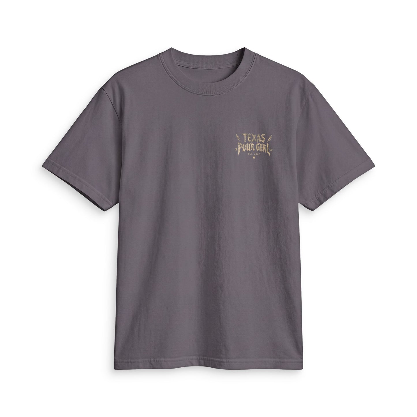Western Skull Tee — “Texas Pour Girl” Vintage Cowgirl T-Shirt