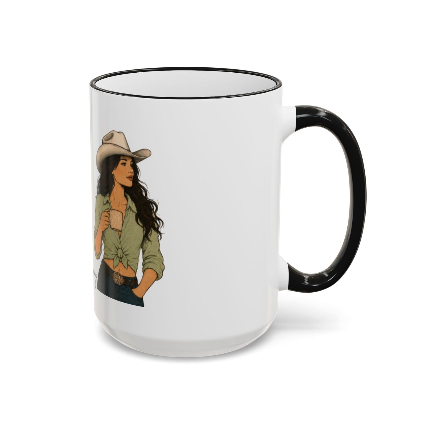 Cowgirl Coffee Mug | Shhh: This might be Chardonnay | Accent Mug
