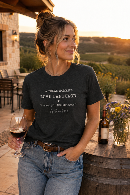 Texas "I Saved You the Last Pour" Women's T‑Shirt