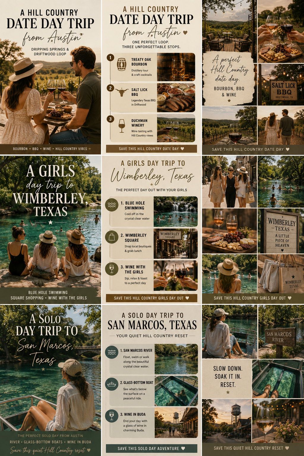 Texas Hill Country Day Trip Bundle — 3 Complete Guides