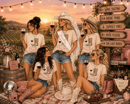 Blonde Bride & Squad Bundle | Sip. Savor. Celebrate.