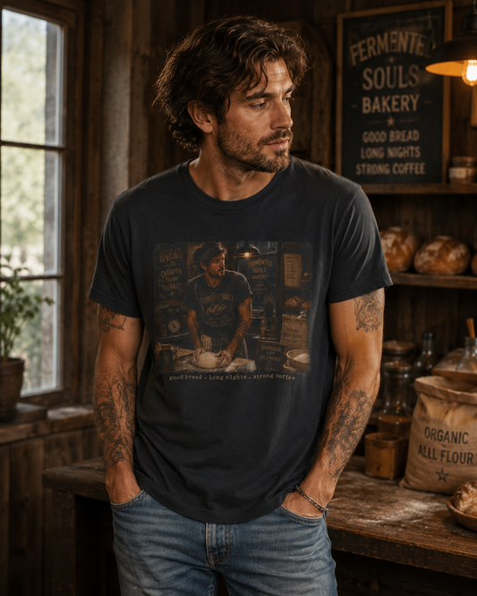 Good Bread, Long Nights, Strong Coffee — The Baker's Creed Tee