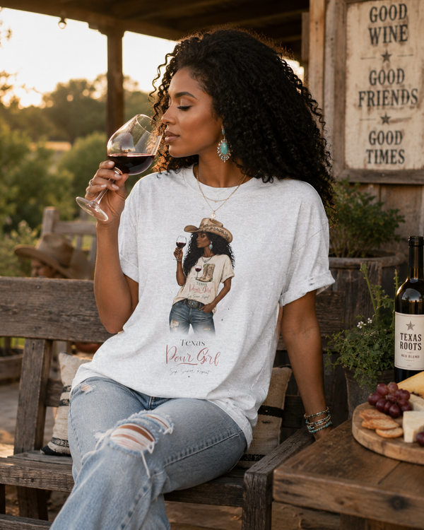 Texas Pour Girl Cowgirl Tee — TPG Midnight