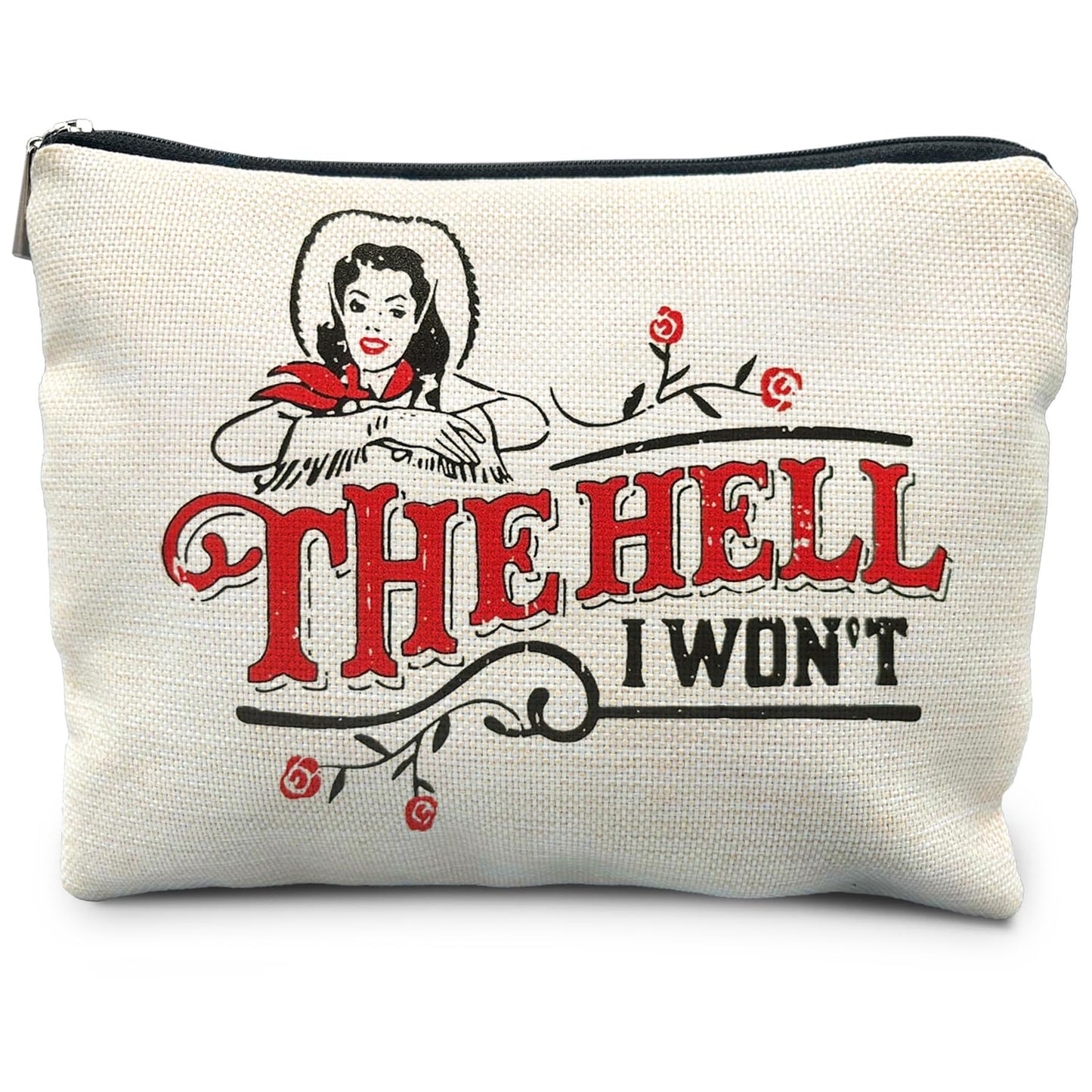 Boujee Babe Makeup Bag | Sassy Western Cosmetic Pouch | Texas Cowgirl Gift for Her