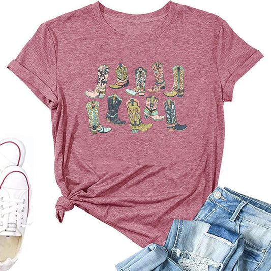 A laid-back, vintage-inspired cowboy tee made for concerts, country nights, and everyday style.